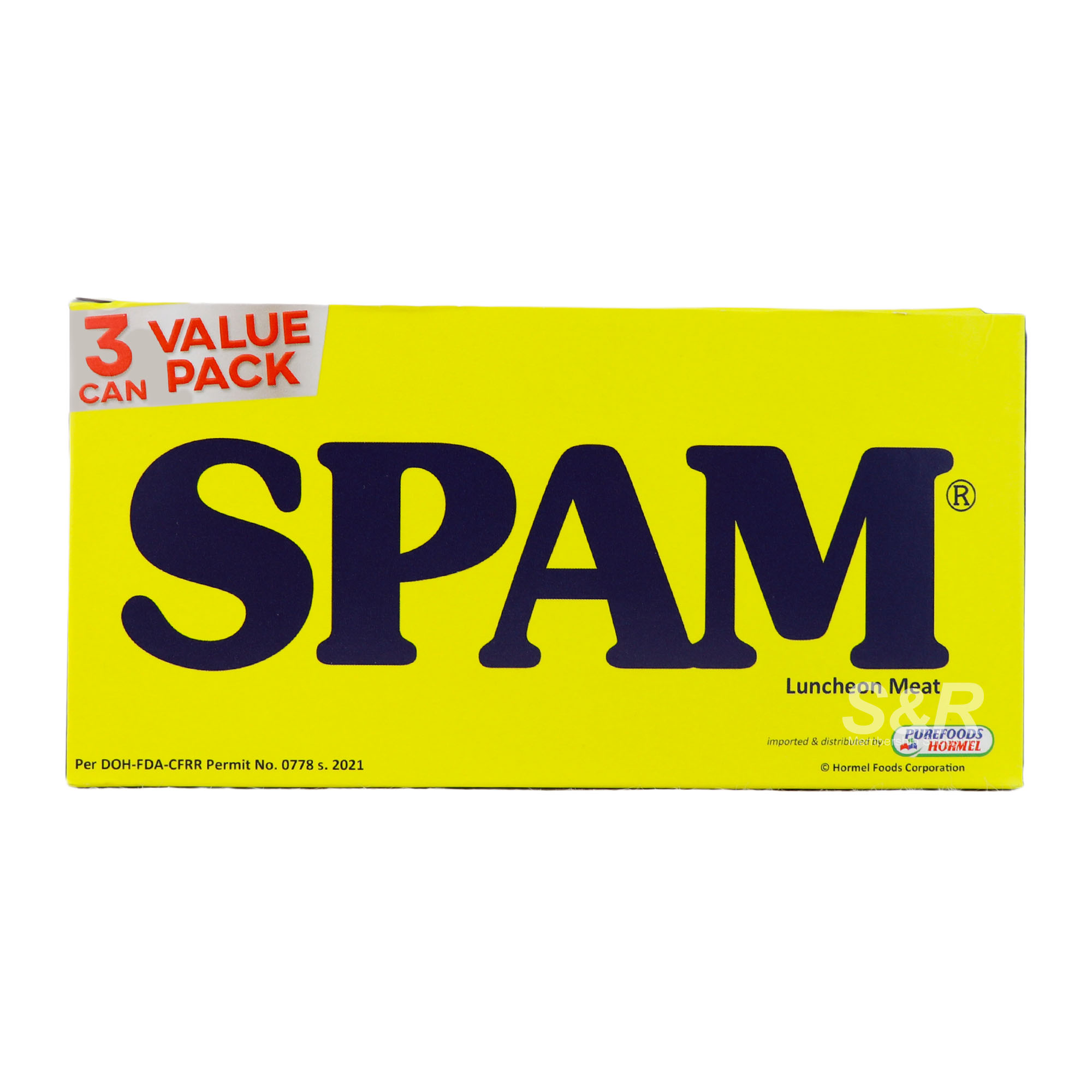 Spam Luncheon Meat Value Pack (340g x 3pcs) Spam Luncheon Meat Value Pack (340g x 3pcs)